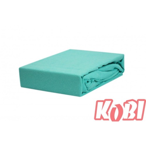 Prześcieradło frotte z gumką 120x200 Morski
