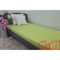 Prześcieradło frotte z gumką 120x200 Oliwka