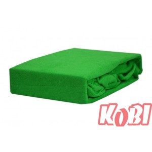 Prześcieradło frotte z gumką 120x200 Sałata