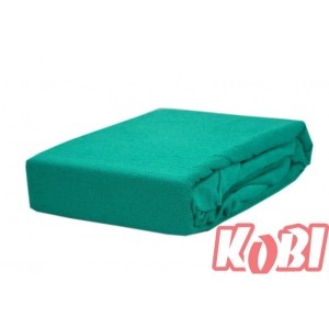 Prześcieradło frotte z gumką 120x200 Zielony