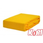 Prześcieradło frotte z gumką 140x200 Żółtko