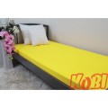 Prześcieradło frotte z gumką 160x200 Żółty