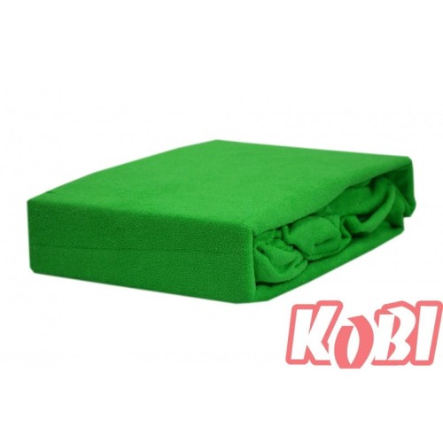 Prześcieradło frotte z gumką 160x200 Sałata
