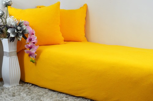 Pościel frotte 180x200 kolor żółtko