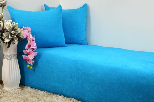 Pościel frotte 180x200 kolor turkus