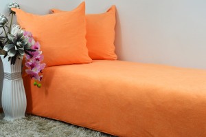 Pościel frotte 200x220 kolor łosoś