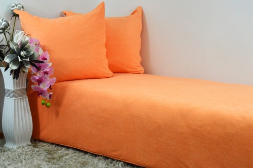 Pościel frotte 200x220 kolor łosoś