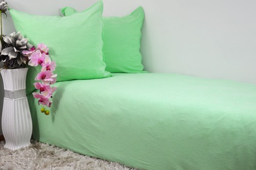 Pościel frotte 200x220 kolor seledyn