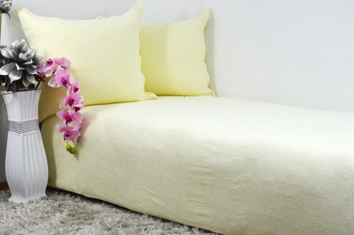 Pościel frotte 200x220 kolor ecru