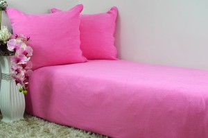 Pościel frotte 200x220 kolor róż