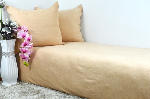 Pościel frotte 200x220 kolor krem