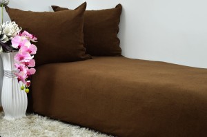 Pościel frotte 200x220 kolor czekolada