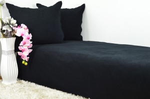 Pościel frotte 200x220 kolor czarny