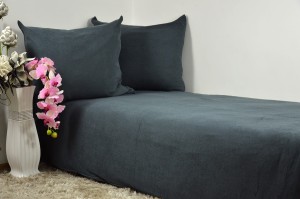 Pościel frotte 200x220 kolor antracyt