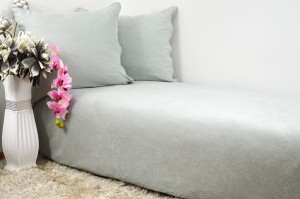 Pościel frotte 200x220 kolor popiel