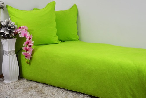 Pościel frotte 200x220 kolor limonka