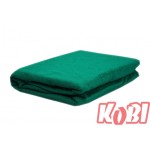 Prześcieradło frotte bez gumki rozmiar 160x200 Zielony