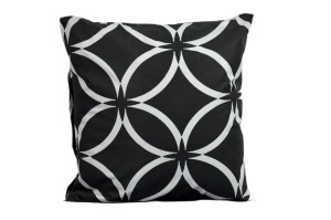 Poszewka bawełniana 40x40 czarny witraż 3542