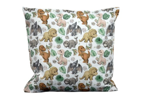 Poszewka bawełniana 40x40 Dinozaury D85