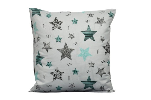 Poszewka bawełniana 40x40 gwiazdki 3536