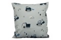 Poszewka bawełniana 40x40 koparka-dźwig-traktor D91