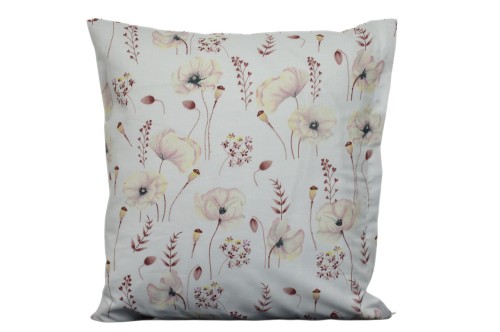 Poszewka bawełniana 40x40 Pastelowe maki 3532