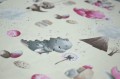 Poszewka bawełniana 40x60 Małe dinozaury tło krem D90