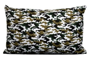 Poszewka bawełniana 40x60 moro biało-zielone 3540