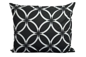 Poszewka bawełniana 50x60 czarny witraż 3542