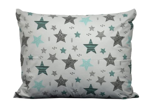 Poszewka bawełniana 50x60 gwiazdki 3536