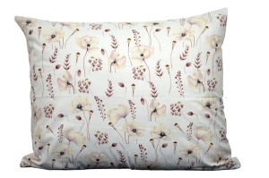 Poszewka bawełniana 50x60 Pastelowe maki 3532