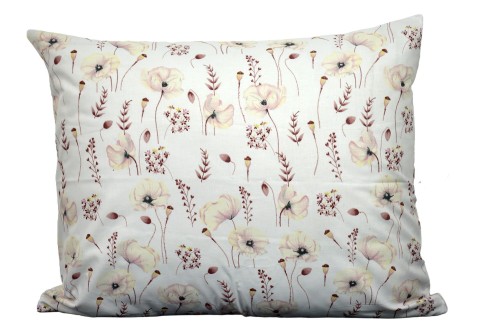 Poszewka bawełniana 50x60 Pastelowe maki 3532