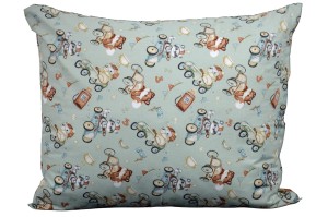 Poszewka bawełniana 50x60 Wyścigi zwierzątek D86