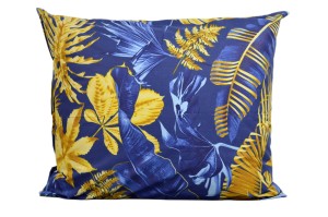 Poszewka bawełniana 50x60 złote liście 3381