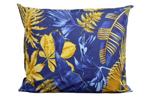 Poszewka bawełniana 50x60 złote liście 3381