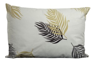 Poszewka bawełniana 50x70 paproć ecru 3545
