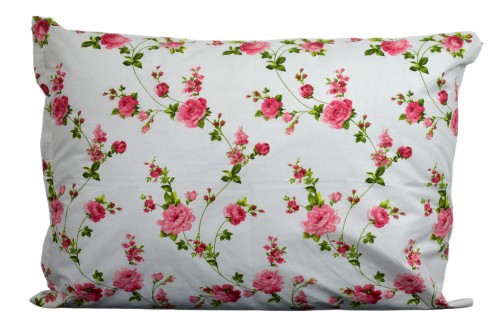 Poszewka bawełniana 50x70 pnącza róż 3378