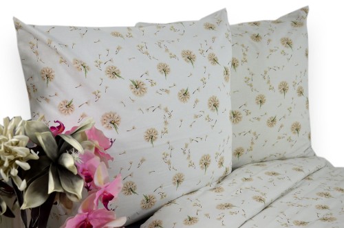 Pościel Bawełniana 140x200 pastelowe dmuchawce 3533w