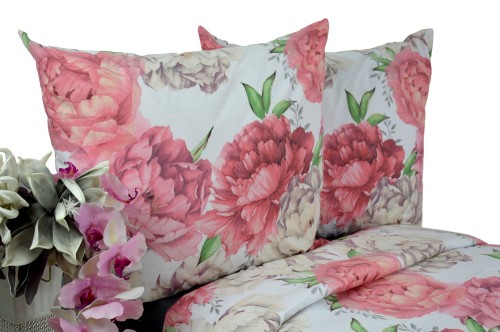Pościel Bawełniana 180x200 pąki róż 3546