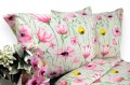 Pościel Flanelowa 180x200 tulipany 3539