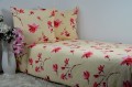 Pościel z kory 140x200 Magnolia tło krem 3525w