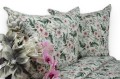 Pościel z kory 160x200 różowe kwiaty 3039