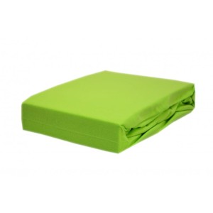 Prześcieradło jersey z gumką 90x200 Limonka