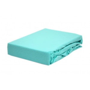 Prześcieradło jersey z gumką 90x200 Morski