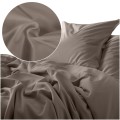 Pościel Satynowa 180x200 Ciemny Beż