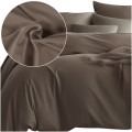 Pościel Satynowa 140x200 Sepia