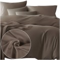 Pościel Satynowa 180x200 Sepia