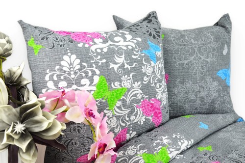 Pościel z kory 140x200 Kwiaty i Motyle