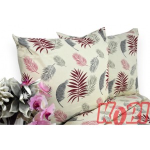 Pościel Bawełniana 160x200 Liście Palmowe