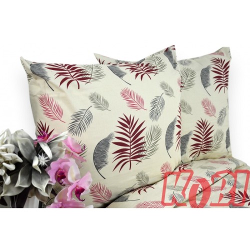 Pościel Bawełniana 160x200 Liście Palmowe